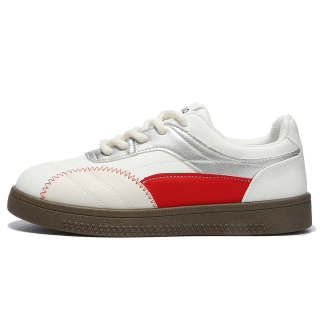 YIYA Synthetic Leather Slip Resistant And Breathable Low top Skateboard Shoes Women's