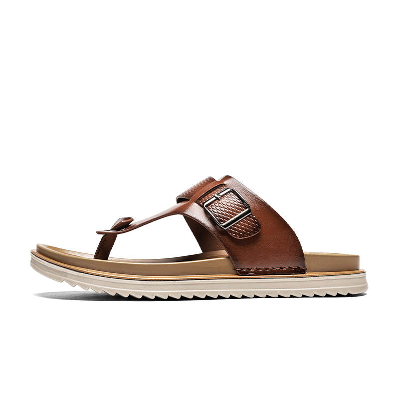 Mulinsen Stitching Abrasion Resistant Flip Flops Men's
