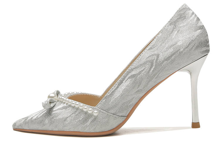 Ainer-cat Ainer cat Leather Slim Heel High Heels Women's