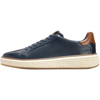 COLE HAAN Casual Skate Shoes GrandPro Collection Cow Leather Cushioning Lightweight Low top Skateboard Shoes Men's Blue