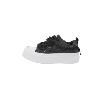Nerdy Slip Resistant And Abrasion Resistant Coverage Low top Canvas Shoes Women's Black