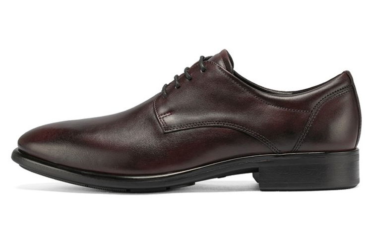 Ecco Ecco Leather Dress Shoes Men's Dark Burgundy