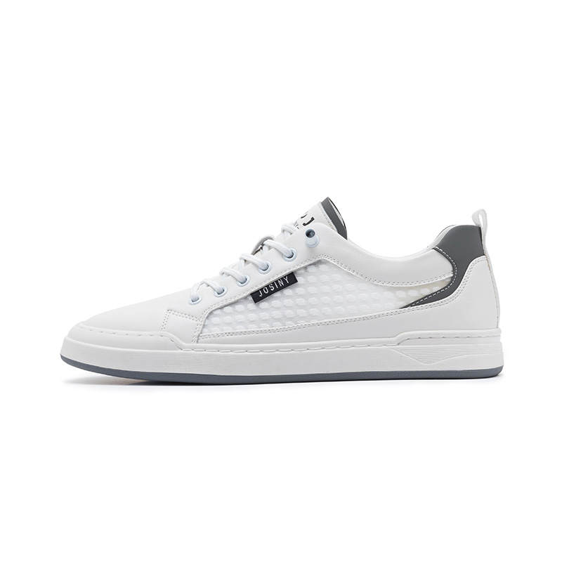 JOSINY Synthetic Leather, Textile Lightweight, Breathable, And Slip Resistant Low top Casual Shoes Men's