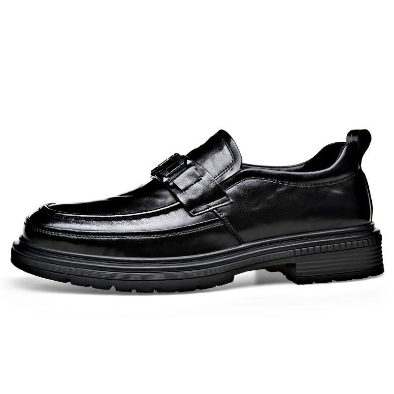 XIAOTOULANG Cow Split Leather Loafers Men's