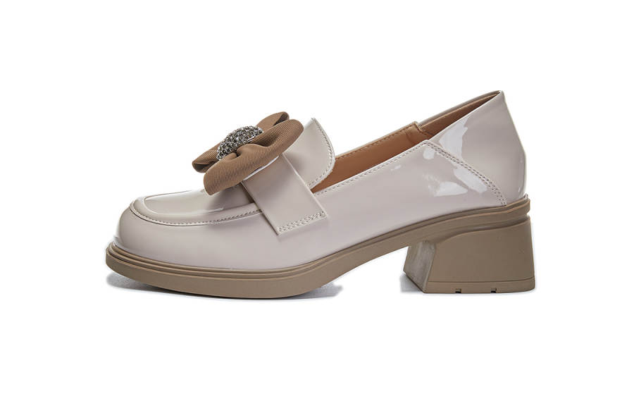 POOQ Loafers Women's Black/Beige