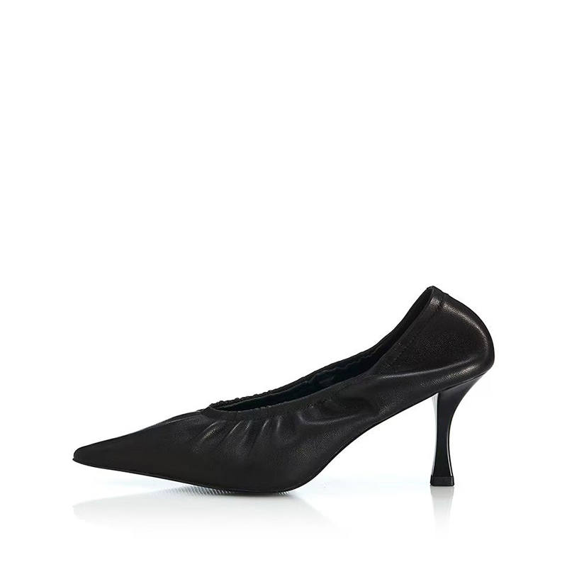 ALIAS MAE Top Grain Cow Leather Slim Heel High Heels Women's