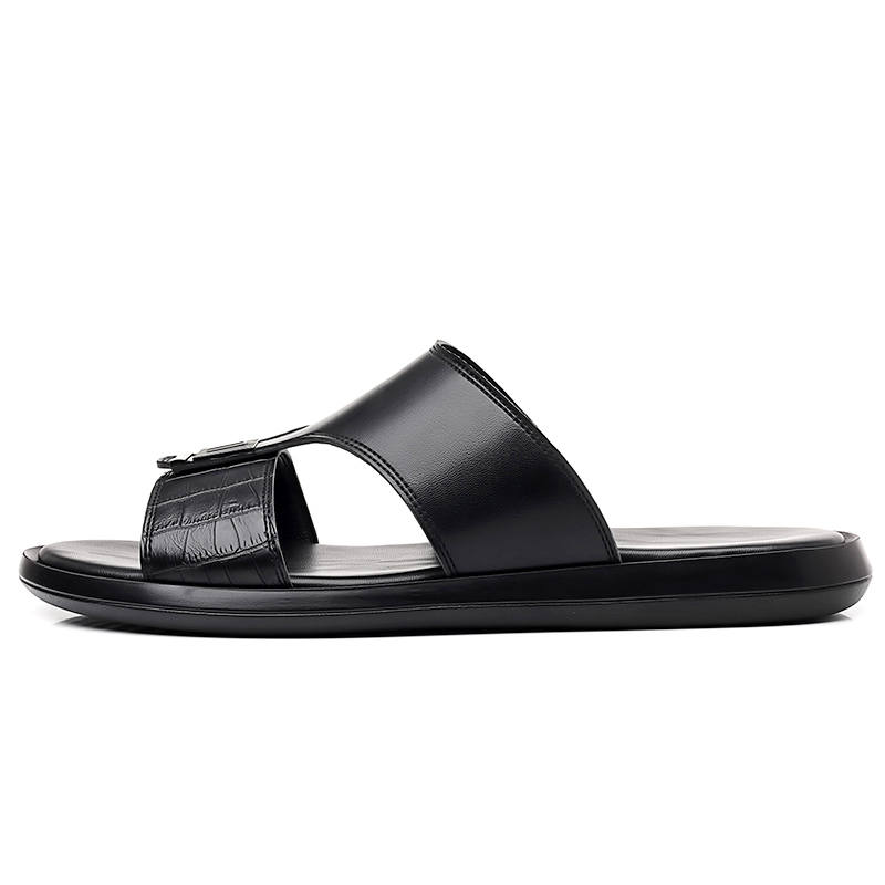 LUOMENG LUOMENG Slide Slippers Men's Black