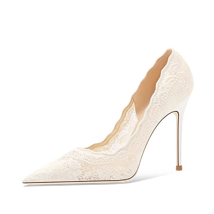 YIYIQIN Fabric Slim Heel High Heels 8.5cm Women's