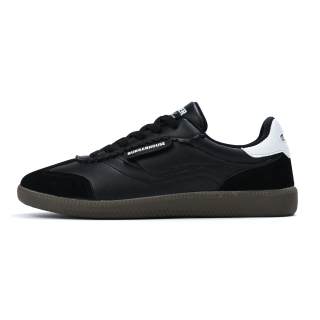 BURGERHOUSE Abrasion Resistant Slip Resistant Low top German Army Trainers Unisex Black White