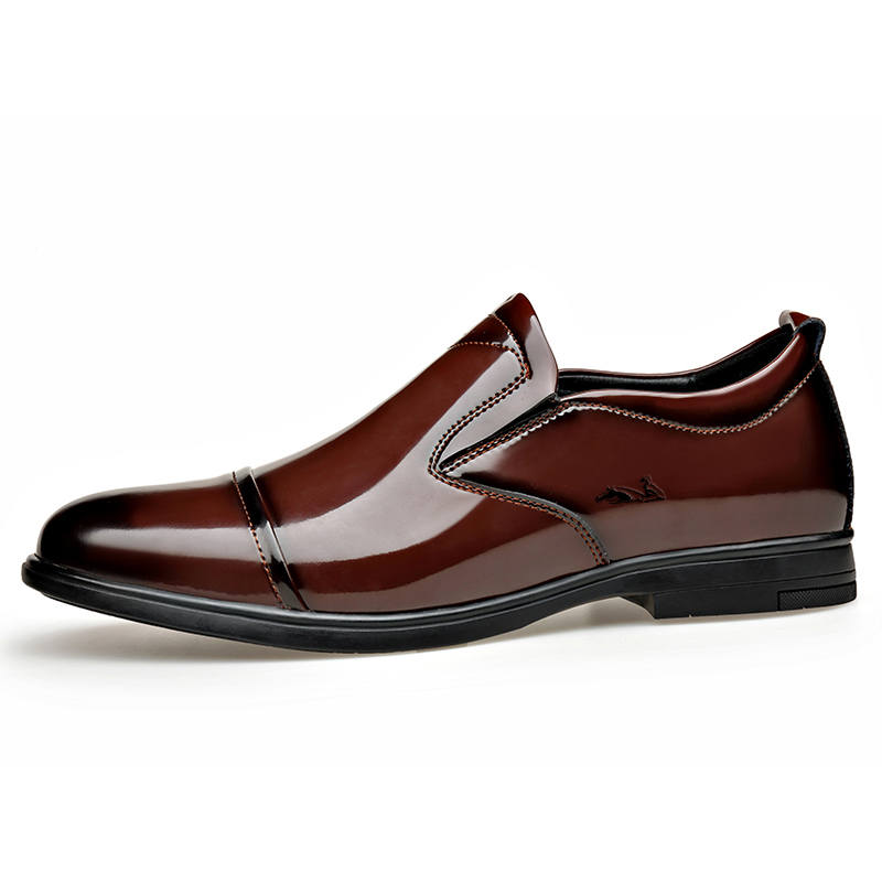 YINGLUNQISHI Cow Leather Casual Shoes Men's