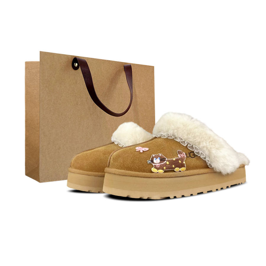 UGG Slip Resistant Closed Toe Slippers Women's Brown