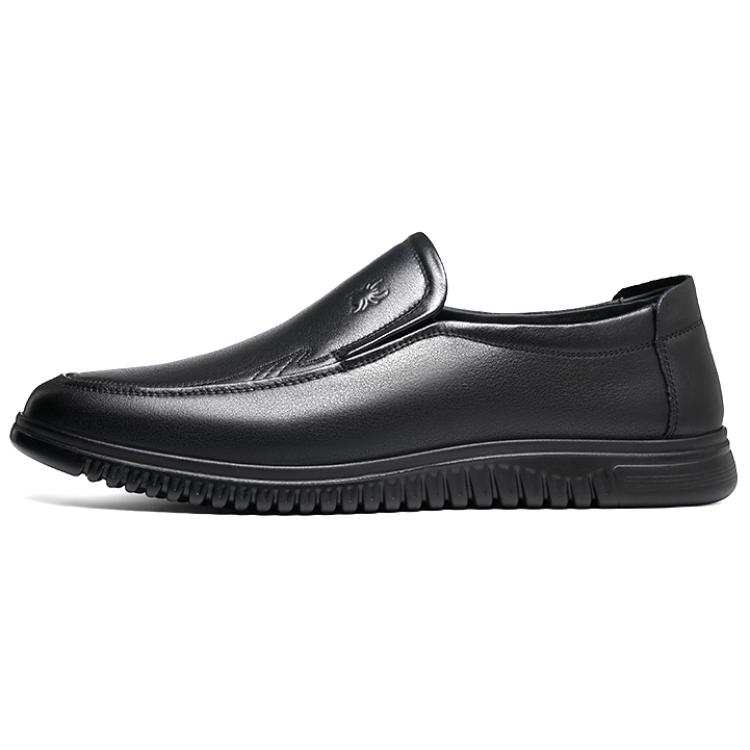 Spider King Leather Casual Shoes Men's Black