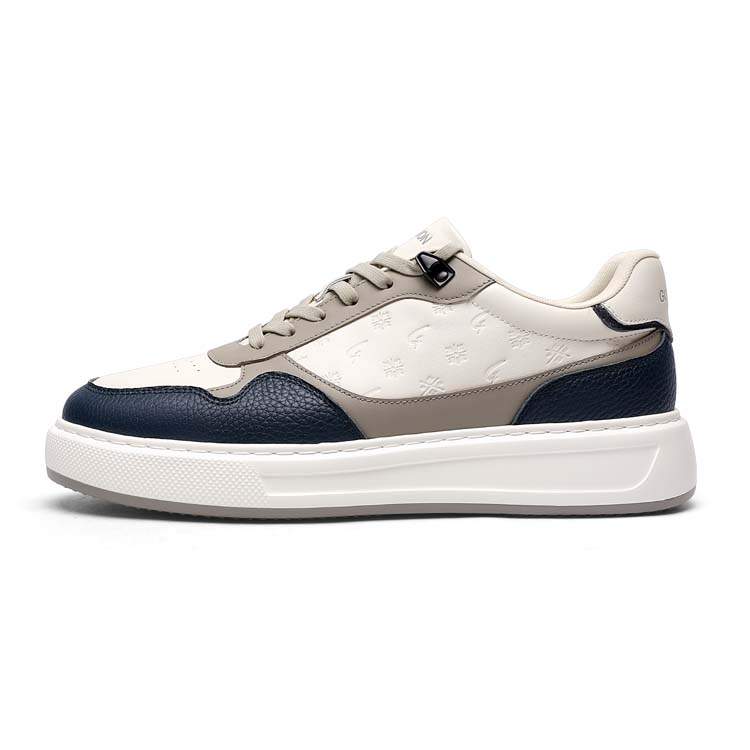 GOLDLION Top Grain Cow Leather Low top Skateboard Shoes Men's