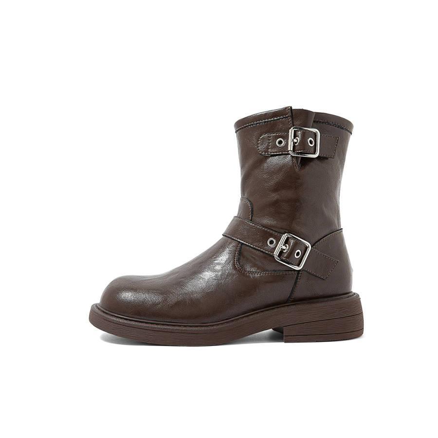 COMELY COMELY Combat Boots Women's Black/Brown