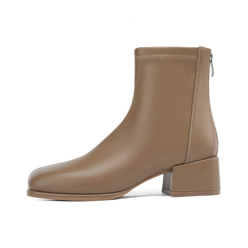 DAPHNE DAPHNE Ankle Boots Women's Khaki/Black/Beige