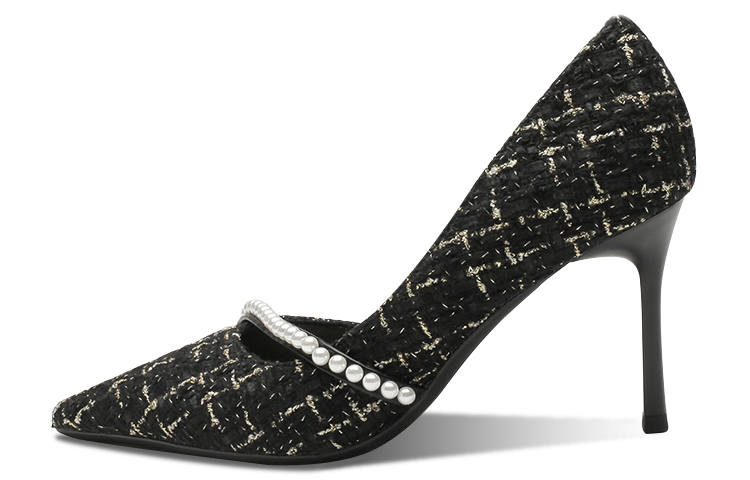 Ainer-cat Ainer cat Slim Heel High Heels 8cm Women's Black