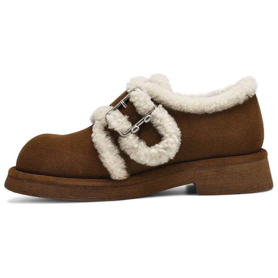 Rosa Bianca Cow Split Leather Casual Shoes Women's