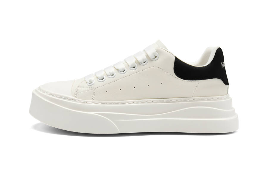 HLA HLA Skateboard Shoes Men's White Black