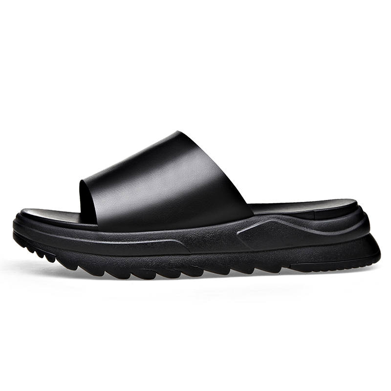 LUOMAIKE LUOMAIKE Leather Slide Slippers Men's