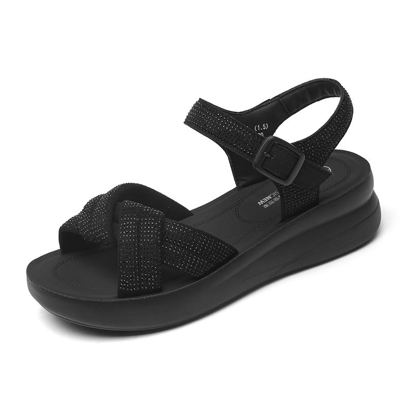 XINNUO XINNUO Fabric One Strap Sandals Women's