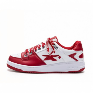 OAON Cushioning Abrasion Resistant Lightweight Low top Skateboard Shoes Unisex Red