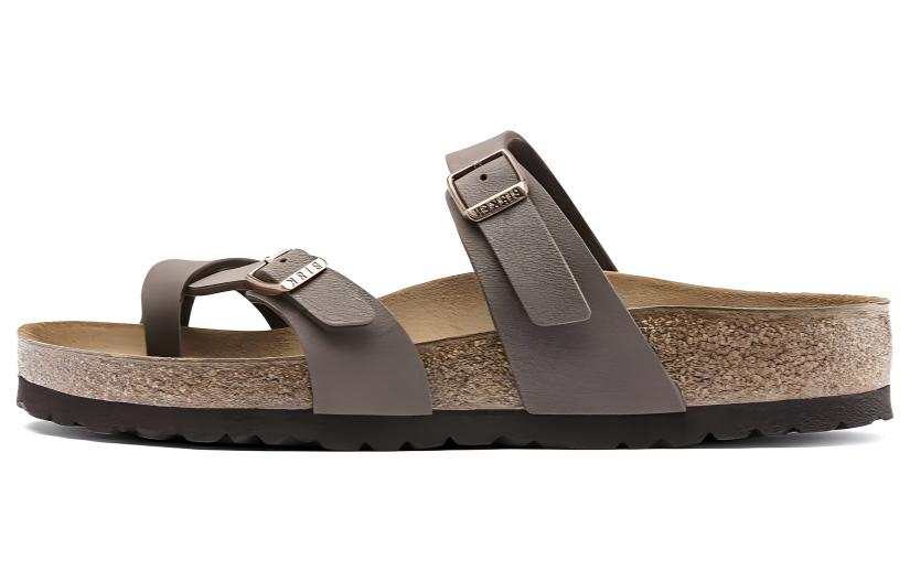 Birkenstock Mayari Slip Resistant Slide Slippers Unisex Brown Regular Loose Fit