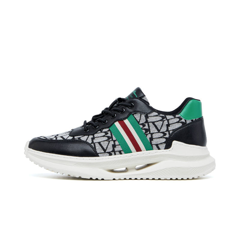 VICKI BROWN Cow Split Leather Low top Casual Shoes Men's
