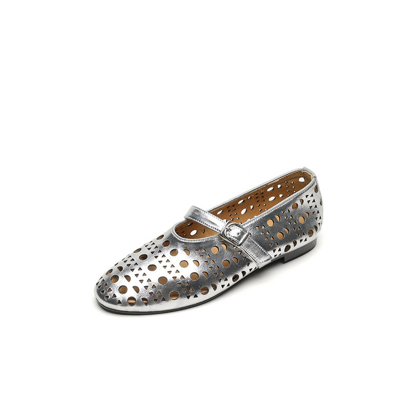 HONGYANGLIN Cow Leather Mary Jane Shoes Women's