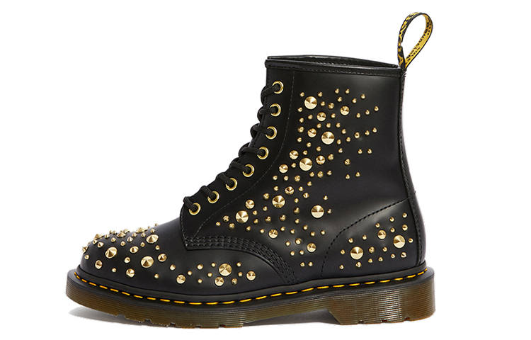 Dr.Martens Dr. Martens 1460 Midas Gold Color 8 Combat Boots Couple Style Black