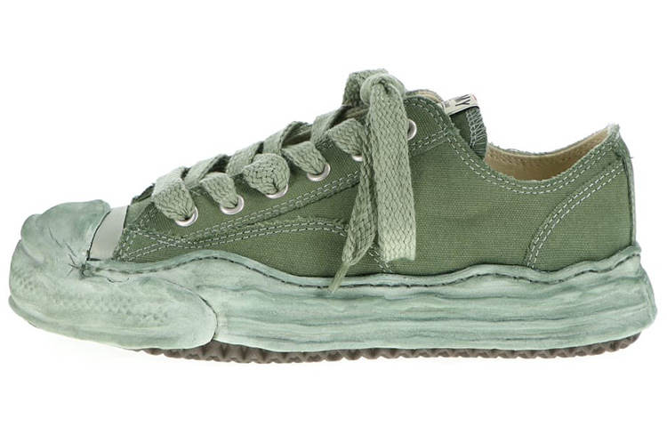 MIHARA YASUHIRO Hank Low top Stylish Skateboarding Shoes Unisex Green