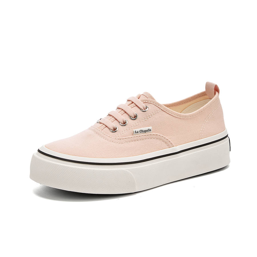 La Chapelle Low Top Canvas Shoes Women's Pink