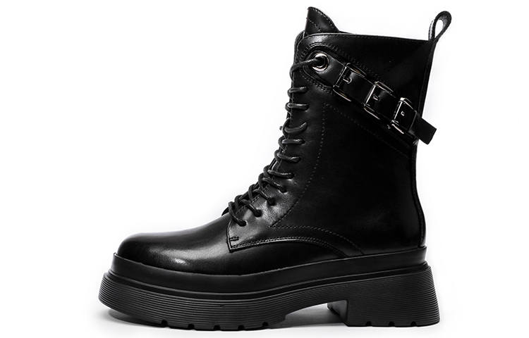 Rosa Bianca Combat Boots Women's Black/Khaki