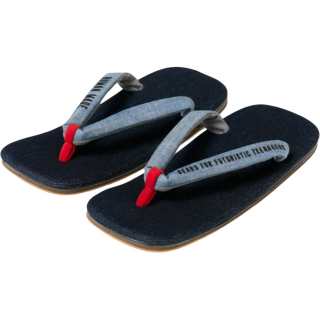 HUMAN MADE Paper Sandals Navy