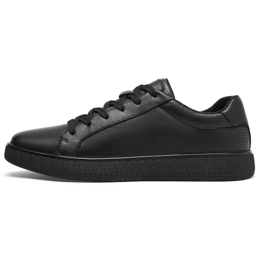 Mulinsen Top Grain Cow Leather Low top Skateboard Shoes Men's