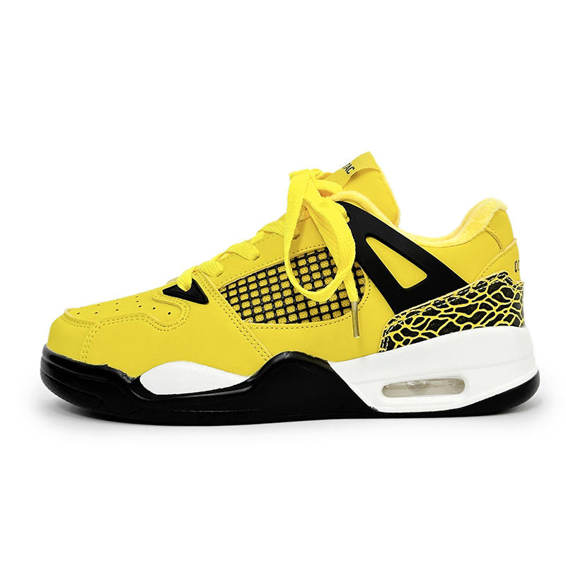 LIANGHUO Microfiber Leather Thermal Slip Resistant Cushioning Impact Resistance Abrasion Resistant Low top