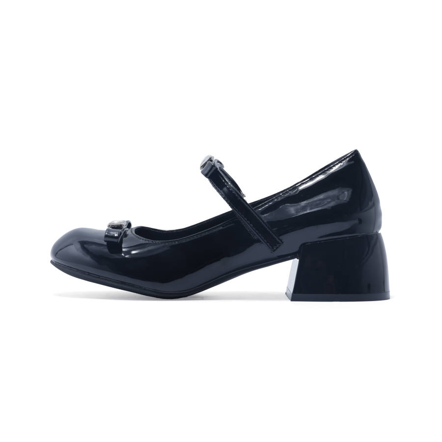 DANGLIANG Pu Chunky Heel Mary Jane Shoes Women's