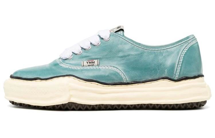 MIHARA YASUHIRO Baker Lace Up Low top Stylish Skateboarding Shoes Men's Green