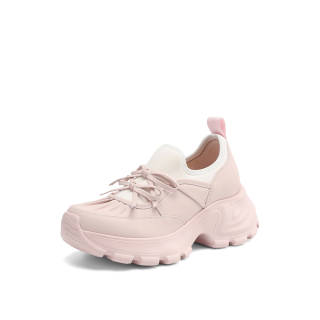 Rosa Bianca Textile, Cow Leather Lightweight Height Increasing Lightweight Height Increasing Low top Chunky Sneakers
