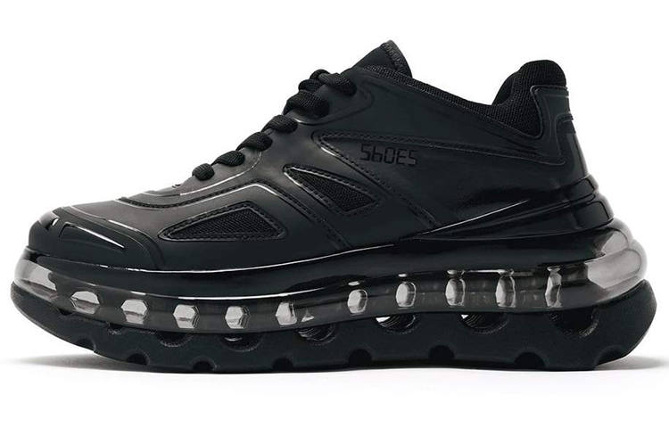 Shoes53045 Casual Shoes Unisex Low Top Black
