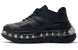 Shoes53045 Casual Shoes Unisex Low Top Black