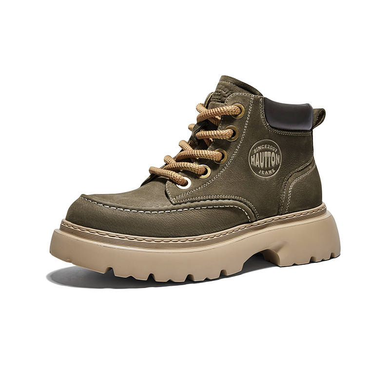 Hautton Jeans Combat Boots Men's