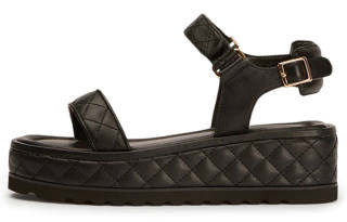 Tony Bianco Leather Stylish Sandal 6cm Women's Black