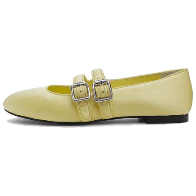 IMMI Chunky Heel Mary Jane Shoes Women's Yellow