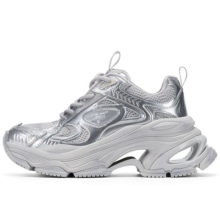 GG-CC GG CC Dirty Casual Lightweight Height Increasing Low top Platform Chunky Sneakers Women's