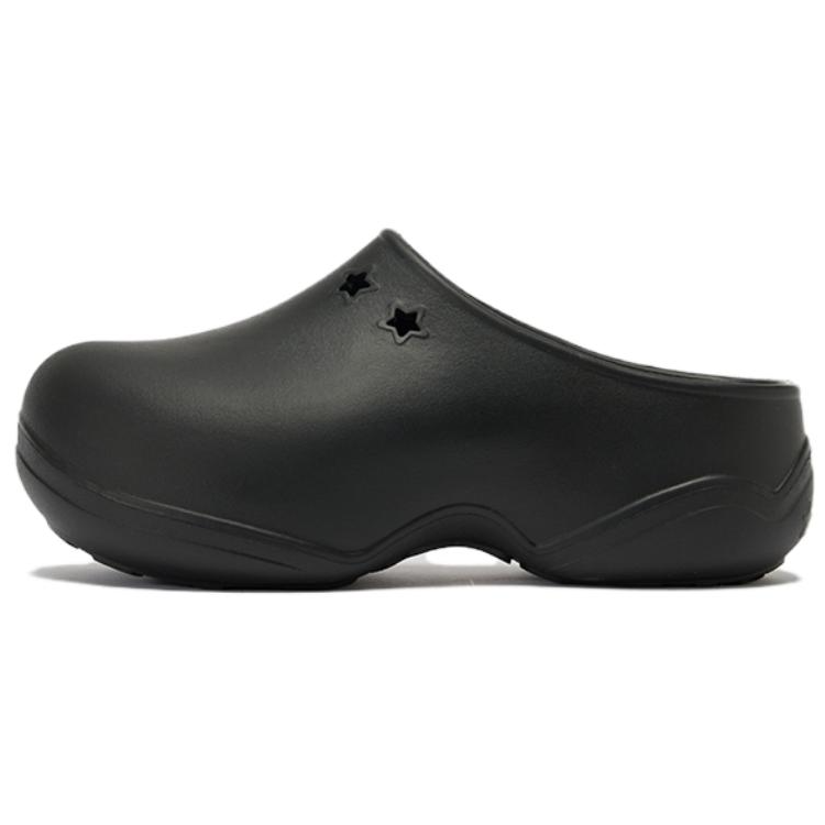 GOOD BAI Quiet Closed Toe Slippers Unisex Black