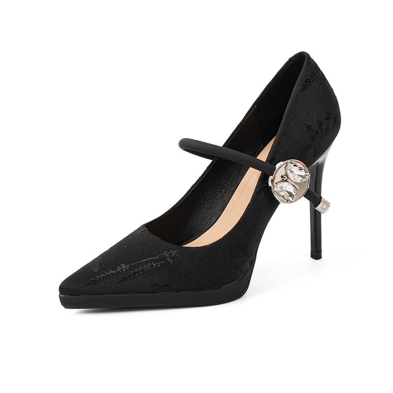 Zubumei Slim Heel High Heels 10.5cm Women's
