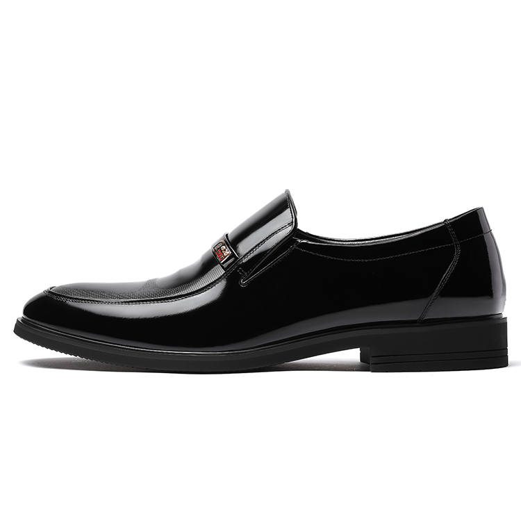 LAORENTOU Patent Leather Casual Shoes Men's Black
