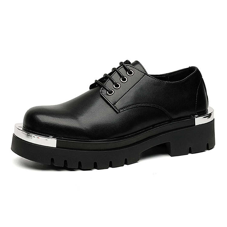 KAQIAODI Microfiber Leather Casual Shoes Men's Black