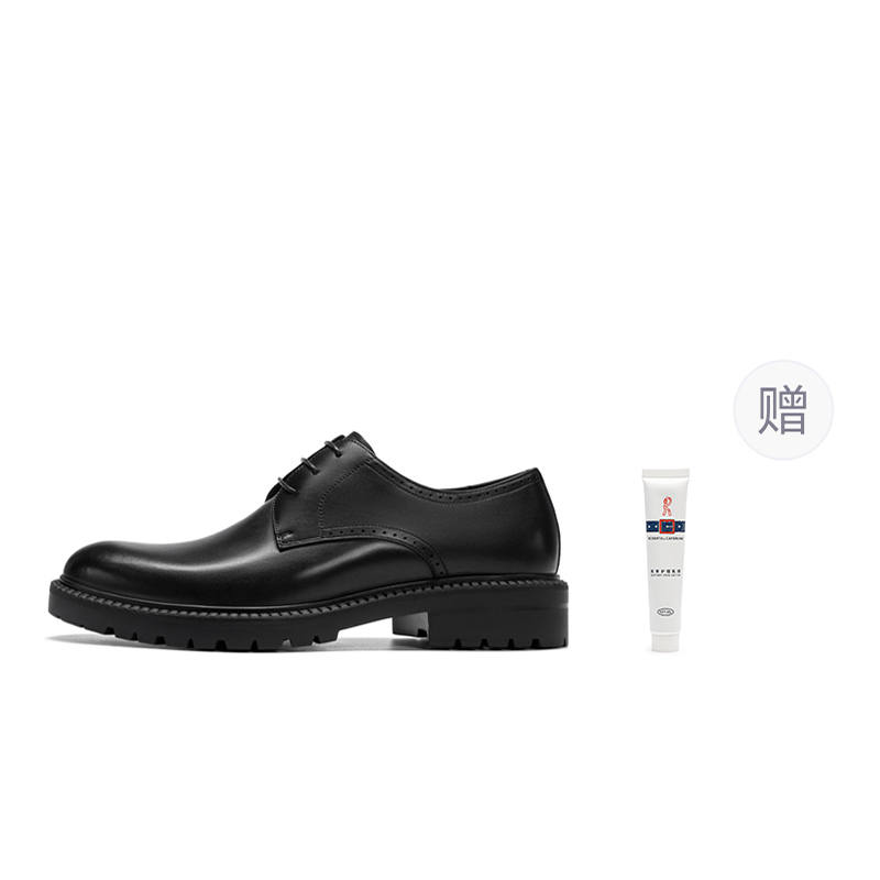 ROBERTA DI CAMERINO Cow Leather Dress Shoes Men's Black