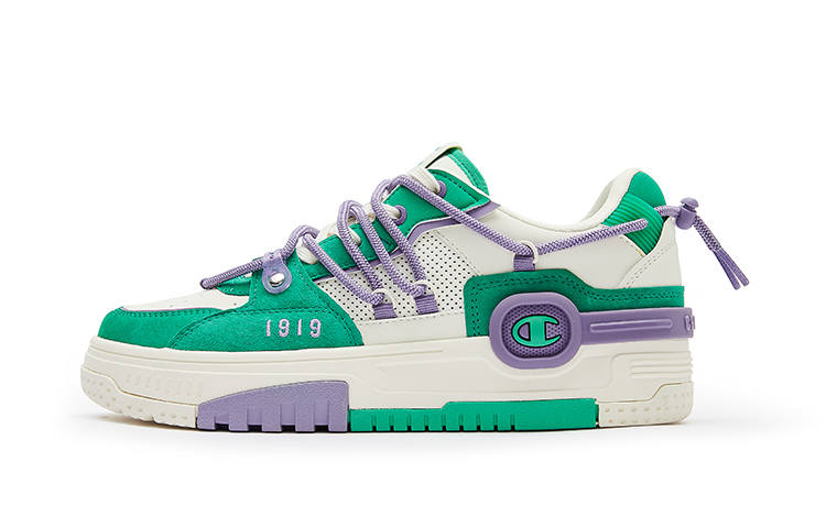 Champion Bumper V1 Headphones Low top Skateboard Shoes Men's Green